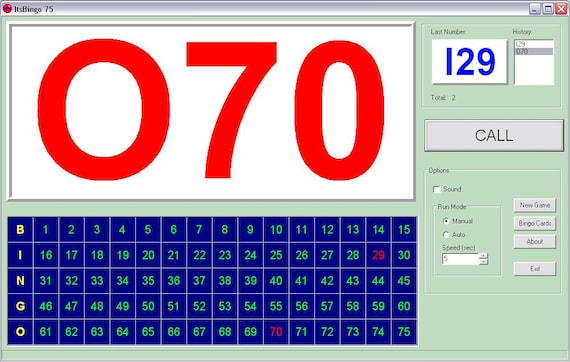 Kantine Van toepassing zijn Convergeren ItsBingo 75 en ItsBingo 90 Automatische Bingo Software Game - Etsy Nederland