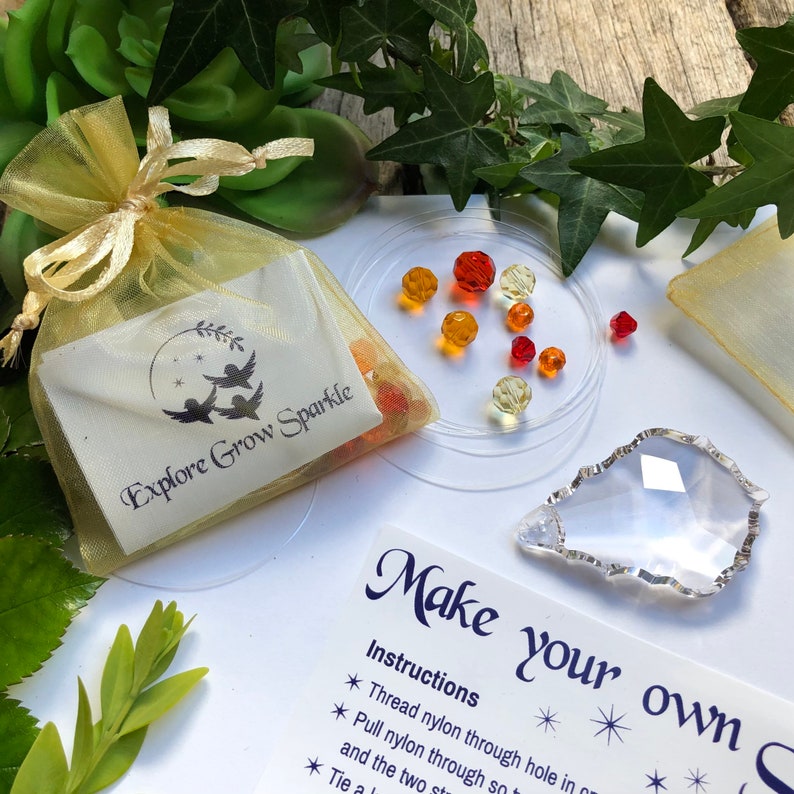 Fire Makeyourown Suncatcher Kit Etsy Australia