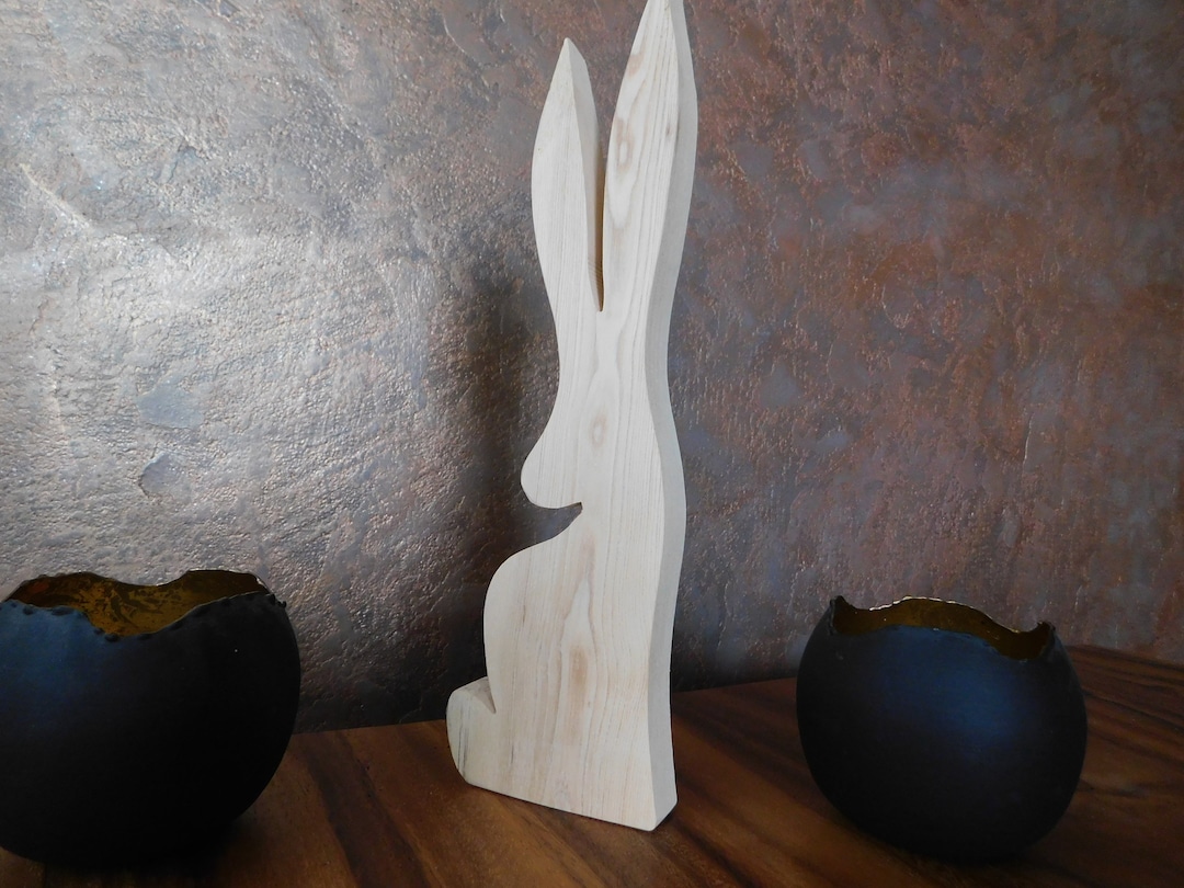 Osterhase aus Holz, Holzosterhase, Holzhase - Etsy.de
