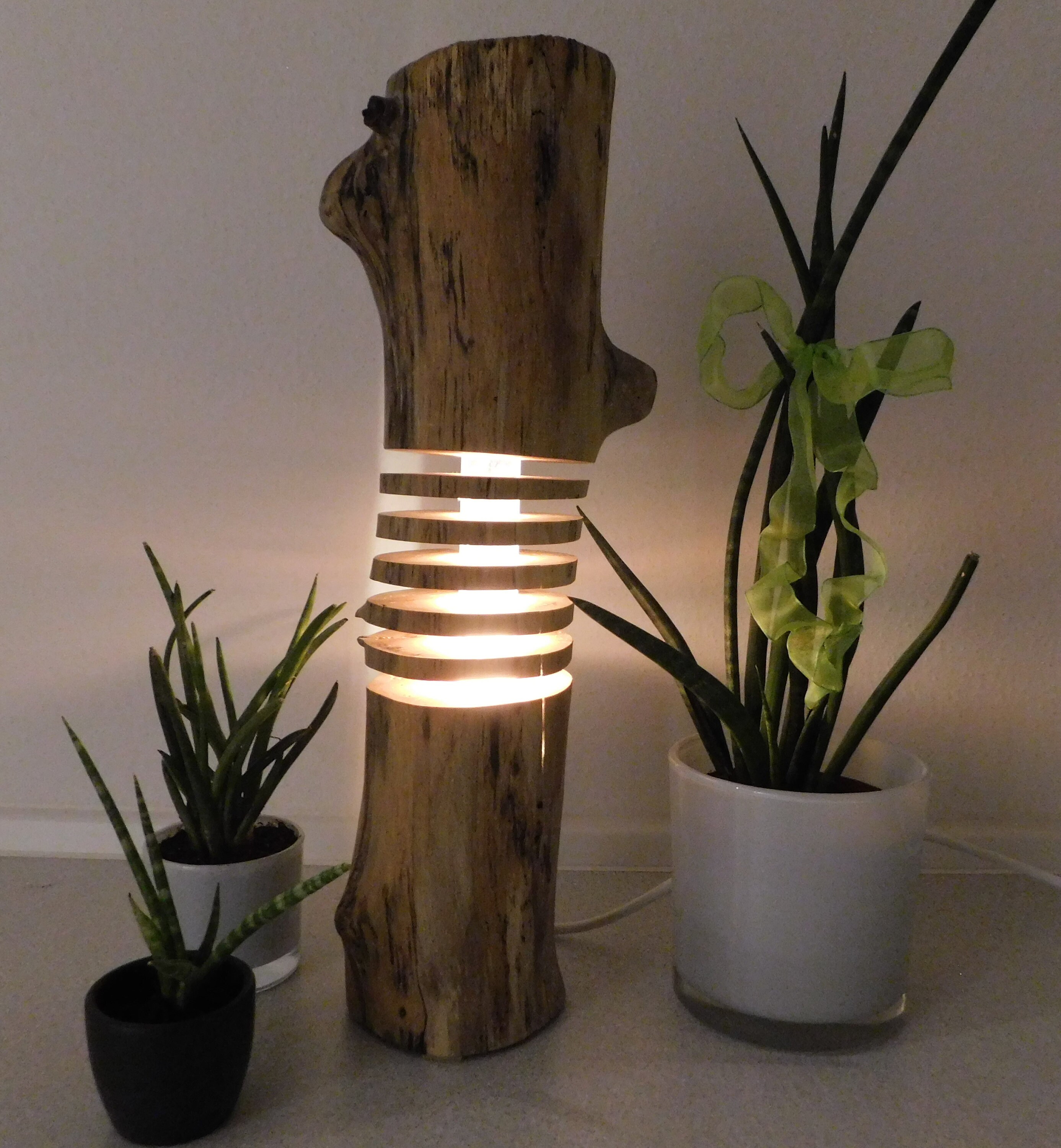 Tischlampe Holz Lampe LED Stehlampe Designerlampe | Etsy