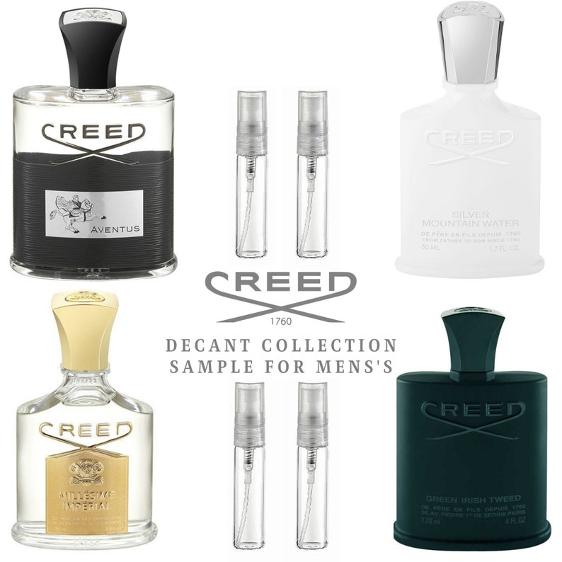 Creed Perfume Collection Sample Decant for Men's Sample Etsy