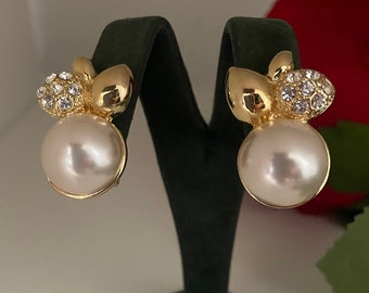 Boucles D'oreilles Clips Rémy Dis Vintage - Métal Argenté Années 80/90 - Occasion - Style Puces