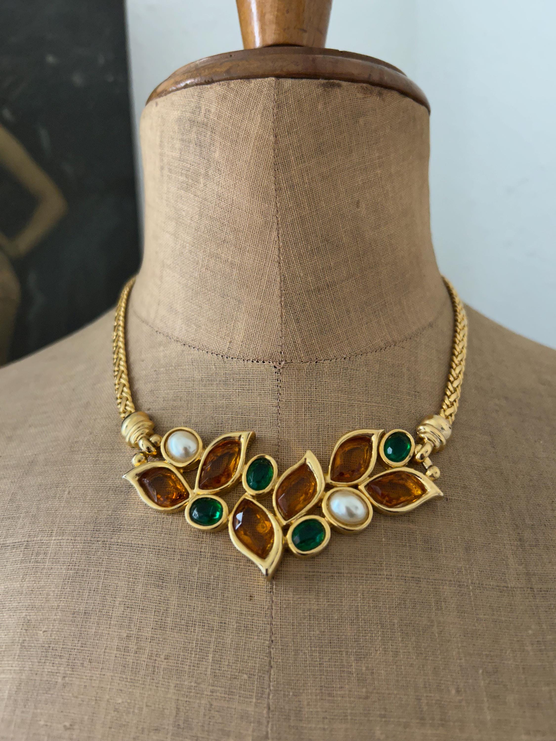 David Sigal シーガル 18K 925 クリアストーン ネックレス David sigal jewelry - Etsy 日本
