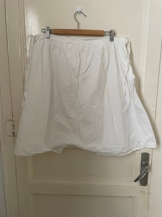 Antique White Cotton Bloomers with Dotted Embroid… - image 9