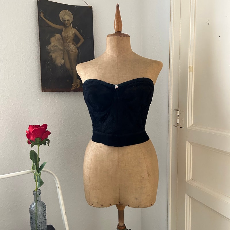Black Lace Bustier (34C/36B)