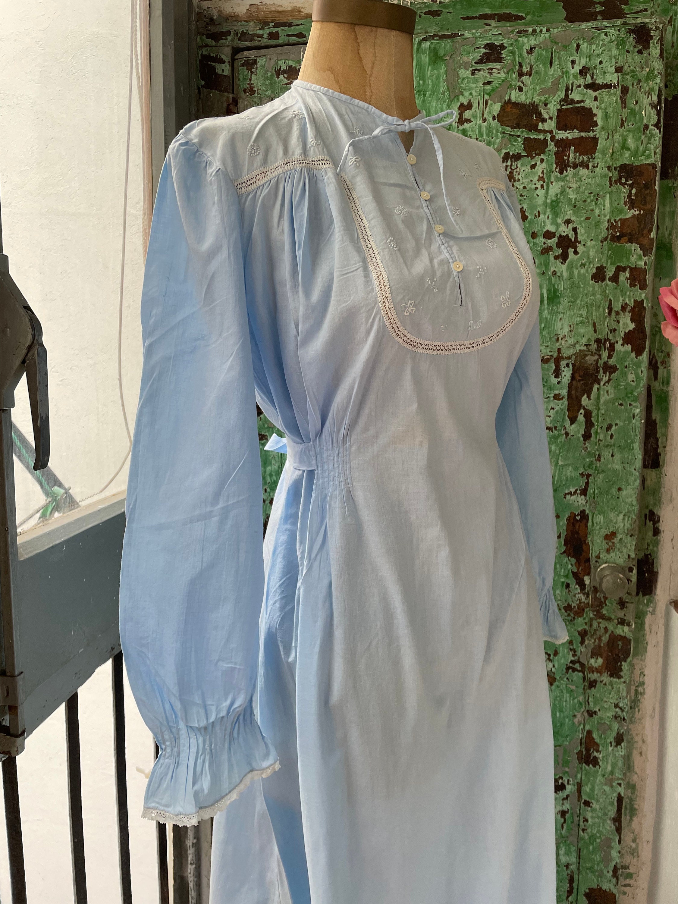 Cotton Lace Moomoo Nightgown – Bum-Cake Vintage