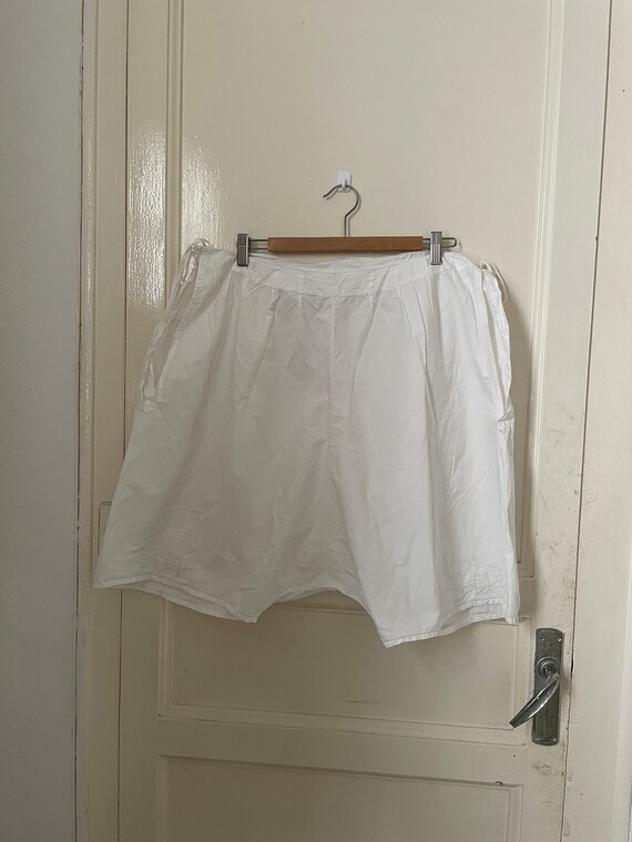 Antique White Cotton Bloomers with Dotted Embroid… - image 6