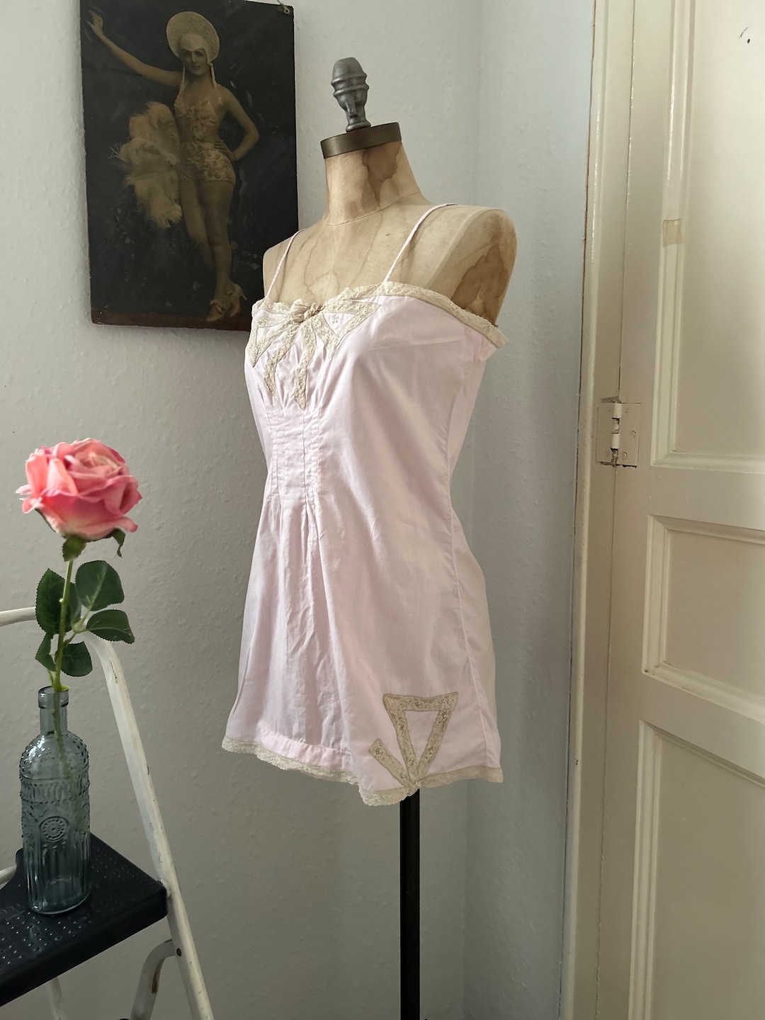 Chemise De Nuit Victoria's Secret Pink - Halter Dos Ouvert - Taille S - Rose