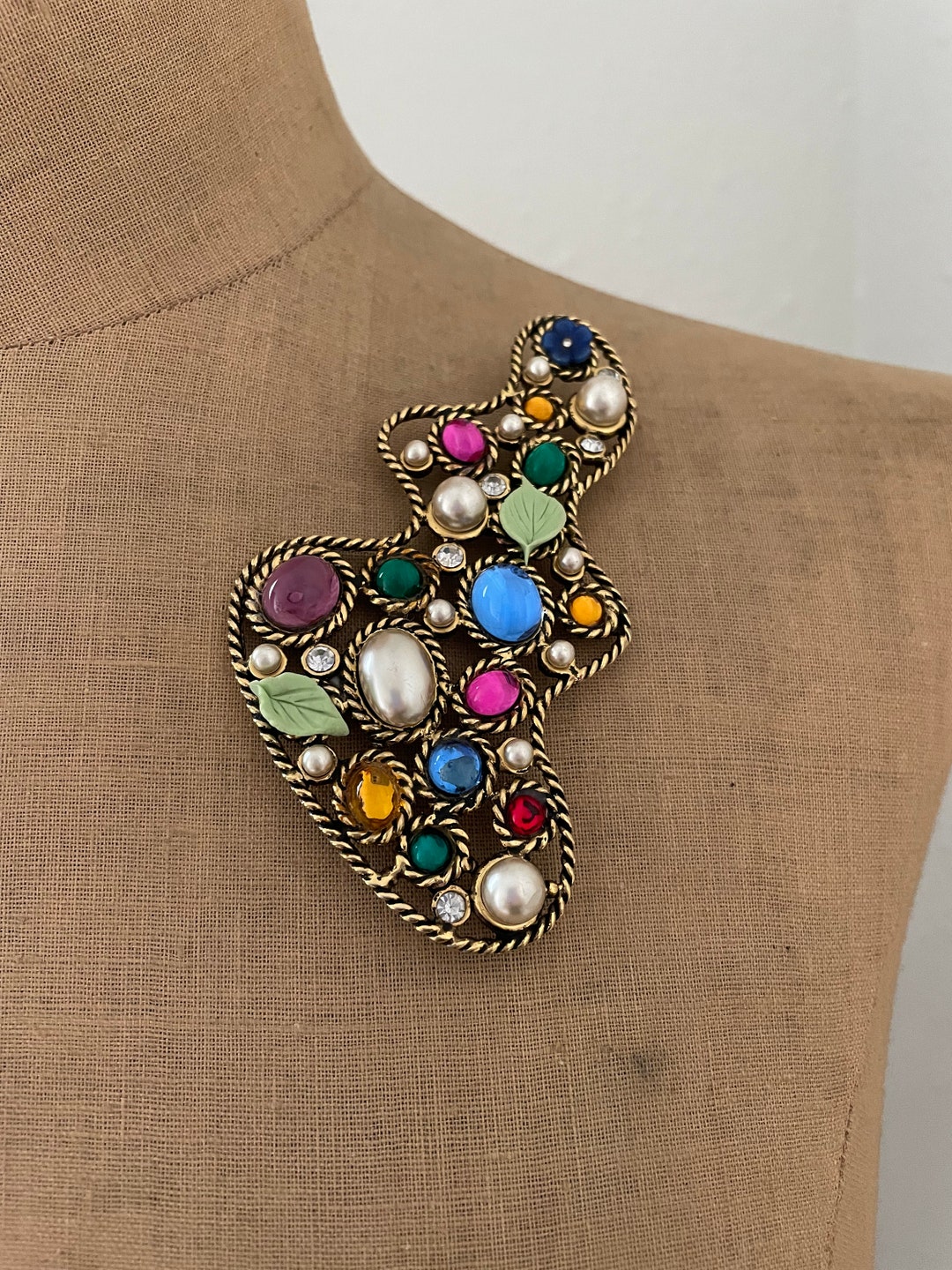 Broche Fille Palette De Peinture - Acier Inoxydable Multicolore - Original Et Coloré !