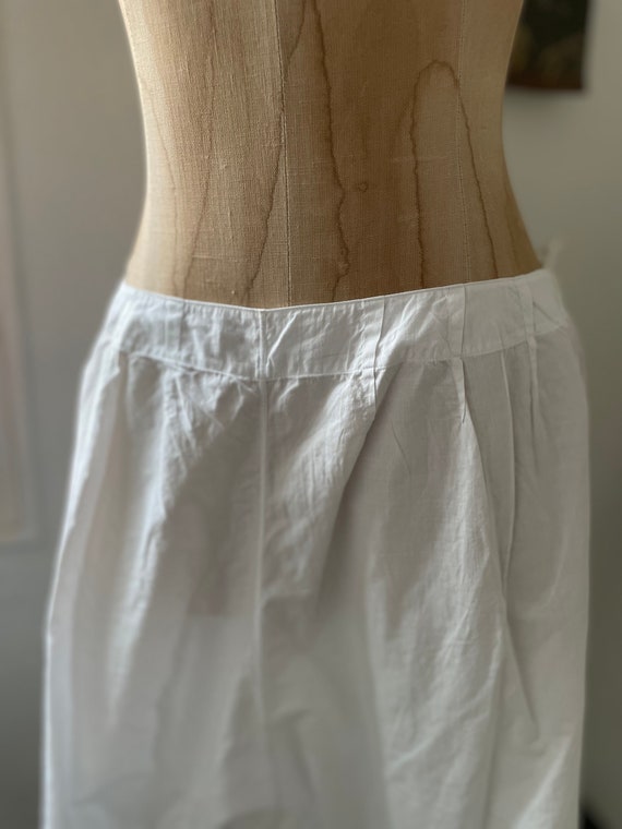 Antique White Cotton Bloomers with Dotted Embroid… - image 2