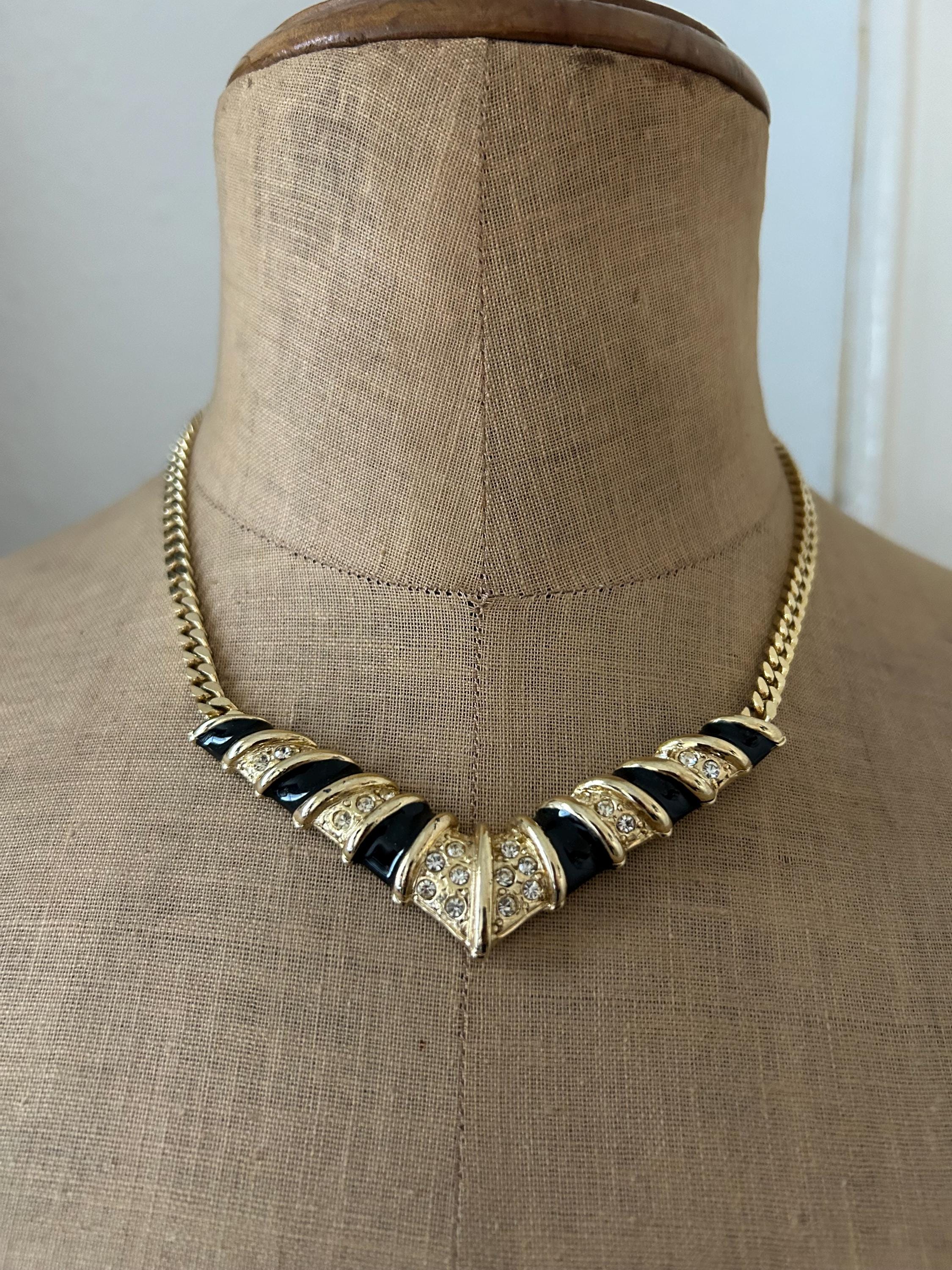 Superbe Collier Vintage 1955 - Chaîne Gourmette Plaqué Or, Bijou élégant Et Intemporel