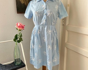 90s sunflower babydoll dress 1990's Sunflower Baby Doll Dress Size M  Antique Sugar