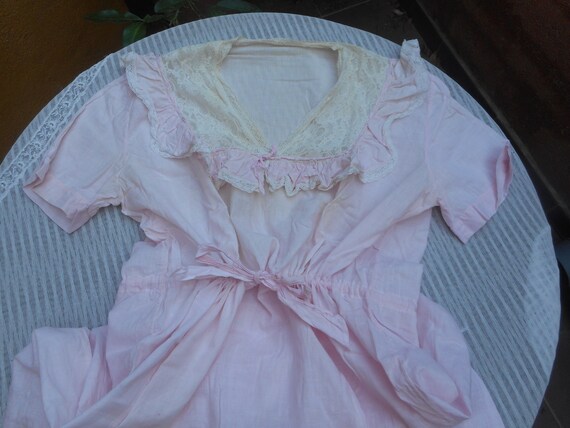 Antique Light Pink Nightgown (M-L)