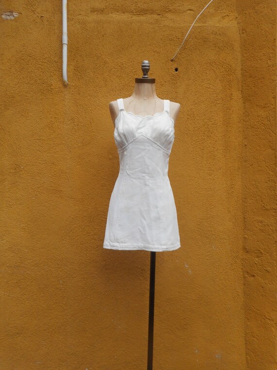 Vintage Homemade 1930s Bottomless Swimsuit Bathing