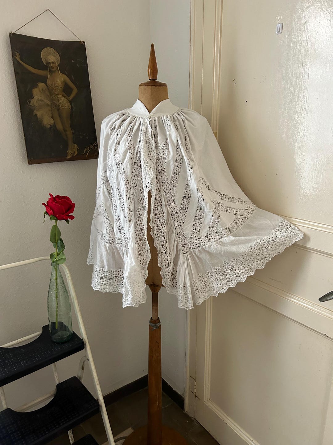 cotton lace shawl