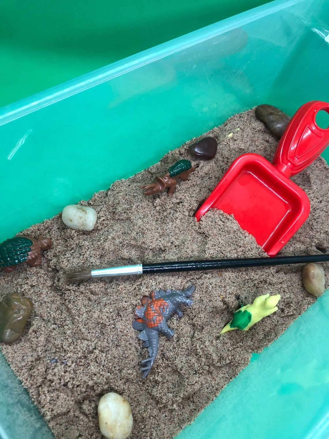 Kinetic Sand Dino Dig Sensory Box | Etsy