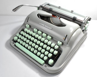 Pre-order* Professionally Restored Hermes 3000 Vintage Working Typewriter, QWERTY, 1 Year Warranty, Writer's Gift