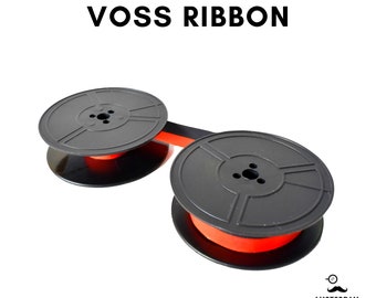 1+1 GRATIS! VOSS Typewriter Ribbon - Zwart of Rood/Zwart