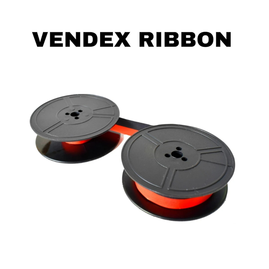 2x VENDEX Typewriter Ink Ribbons - Black or Red/black - Etsy