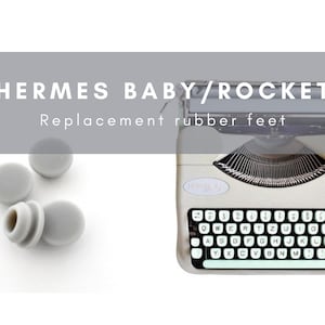 Pés de borracha de substituição para carrinho Hermes Baby/Rocket, conjunto com 4 unidades
