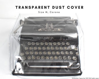 Typewriter Dust Cover M - Corona Standard, Corona Flattop, Corona Sterling, Dust and Water Resistant, Premium Quality, Limited Edition