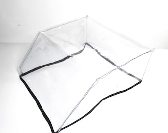 Funda protectora transparente hecha a mano para máquina de escribir - Talla 3XL