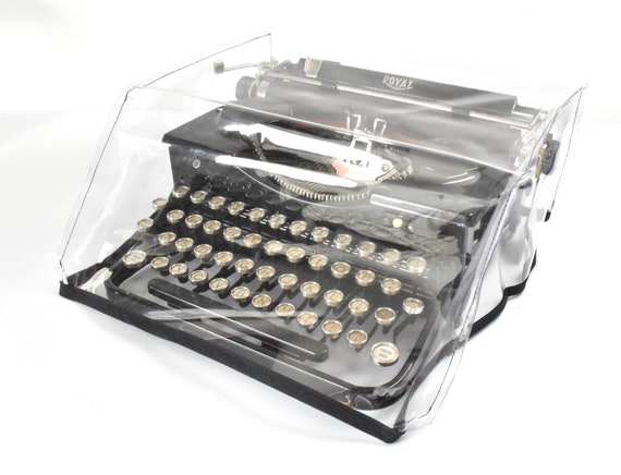 Transparent Typewriter Dust Cover – Royal P/O, Size M - Etsy
