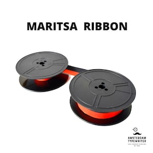 1+1 FREE! MARITSA Typewriter Ribbon - Black or Red/Black