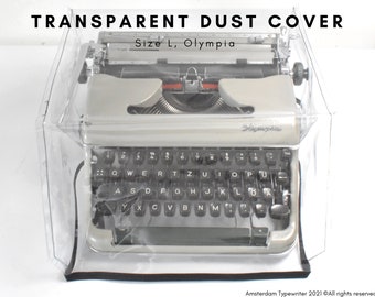 Typewriter Dust Cover L - Olympia SM3/SM4/SM5/Monica, Dust and Water Resistant, Premium Quality, Handmade, Limited Edition