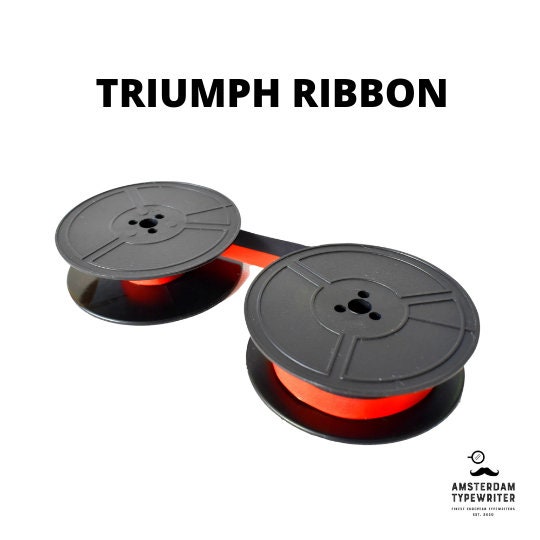 1+1 FREE! TRIUMPH Typewriter Ribbon - Black or Red/Black