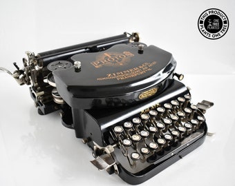 SCARCE* Reconditioned Protos Typewriter from 1920s with very RARE Bulgarian and English Keyboard, Only Existing Model in the World