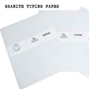 SOUTHWORTH Vintage schrijfmachinepapier: A4, grijze marmerkleur, vintage briefpapier
