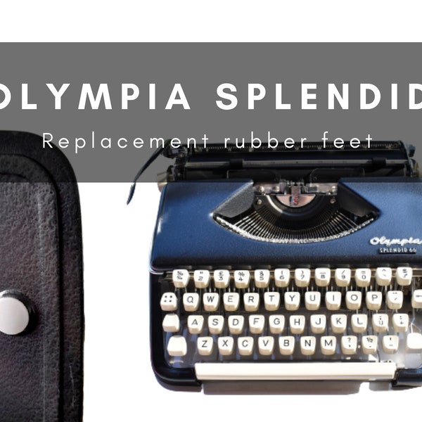 1+1 FREE, Olympia Splendid Rubber Feet, New Replacements, Professional Restoration, Quick and Easy 30 Second Installation