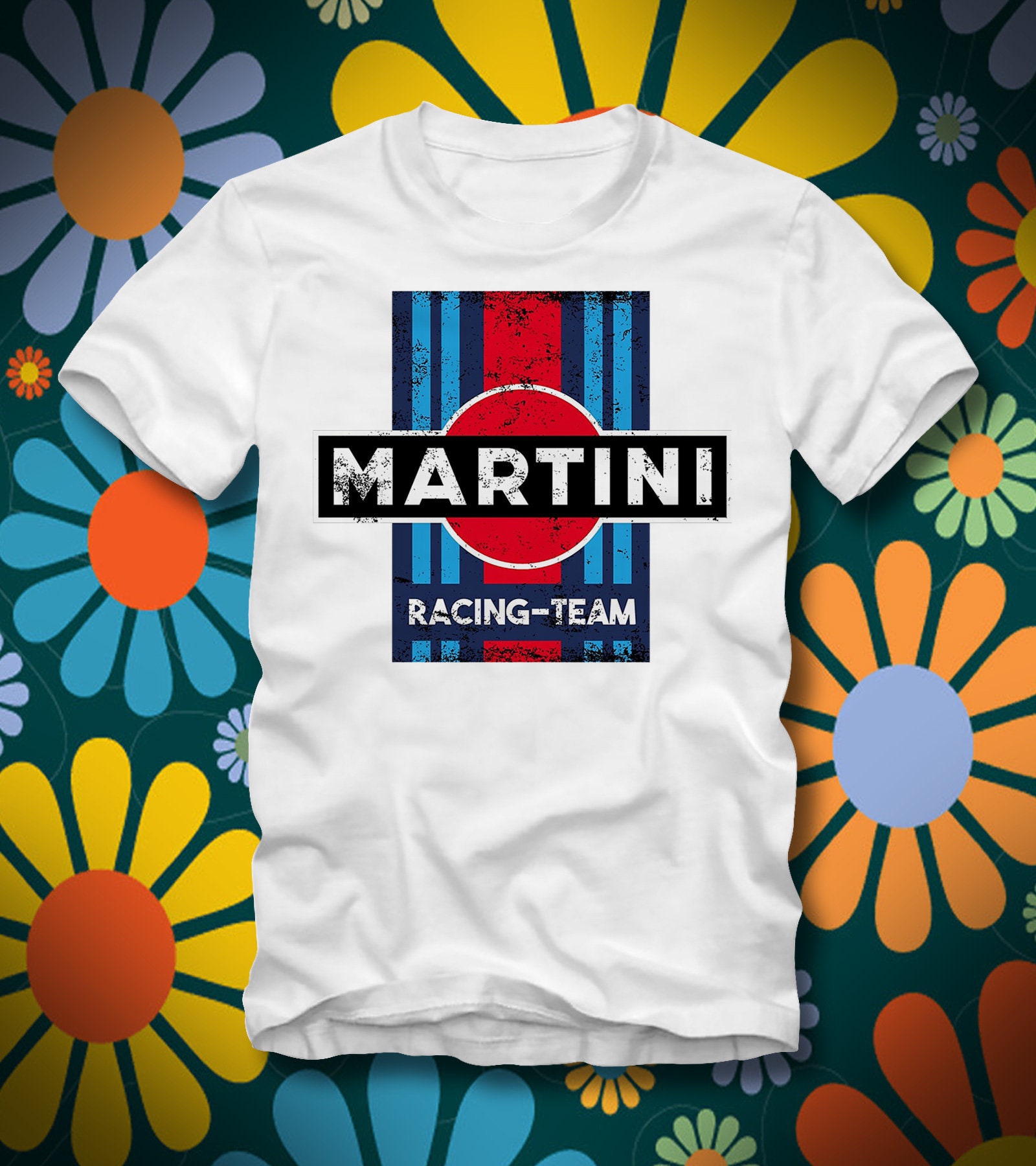 martini racing t shirt vintage