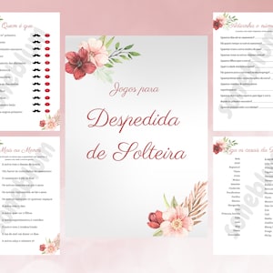Atividades e Jogos para Despedida de Solteira/ Download para Imprimir