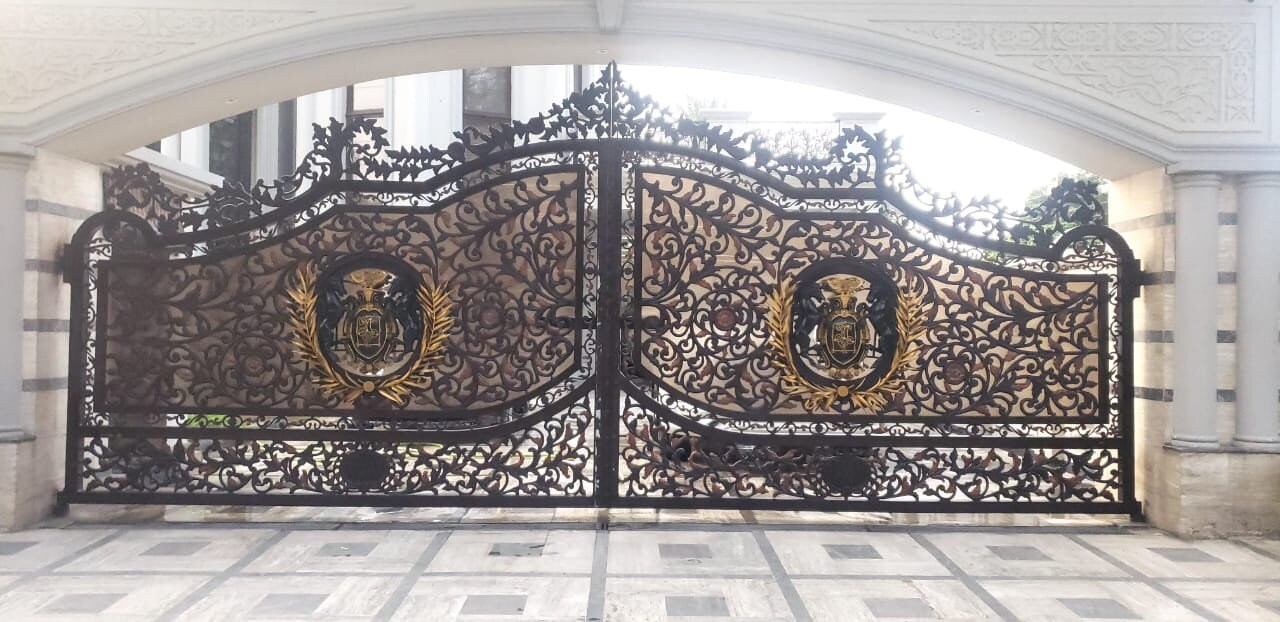 Heavy Duty Wrought Iron Gate Estate / Driveway Gate Bespoke Size and Design Etsy