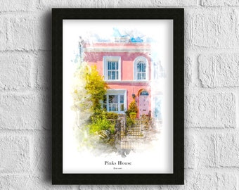 Custom Watercolor House Portrait Watercolor House Painting Personalized Housewarming Gift First Home Gift Realtor Closing Gift Home Portrait