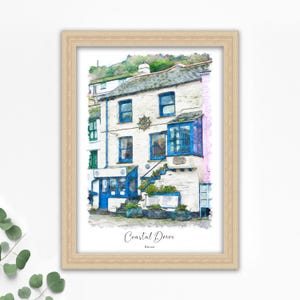Custom Watercolor House Portrait,Personalized,Housewarming Gift, Portrait,Watercolor House Painting, First Home Gift,Realtor, Closing Gift