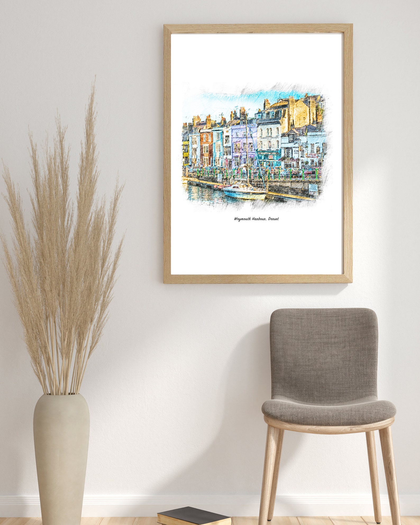 Weymouth Dorset Art Print Weymouth Quay Poster Art Print | Etsy