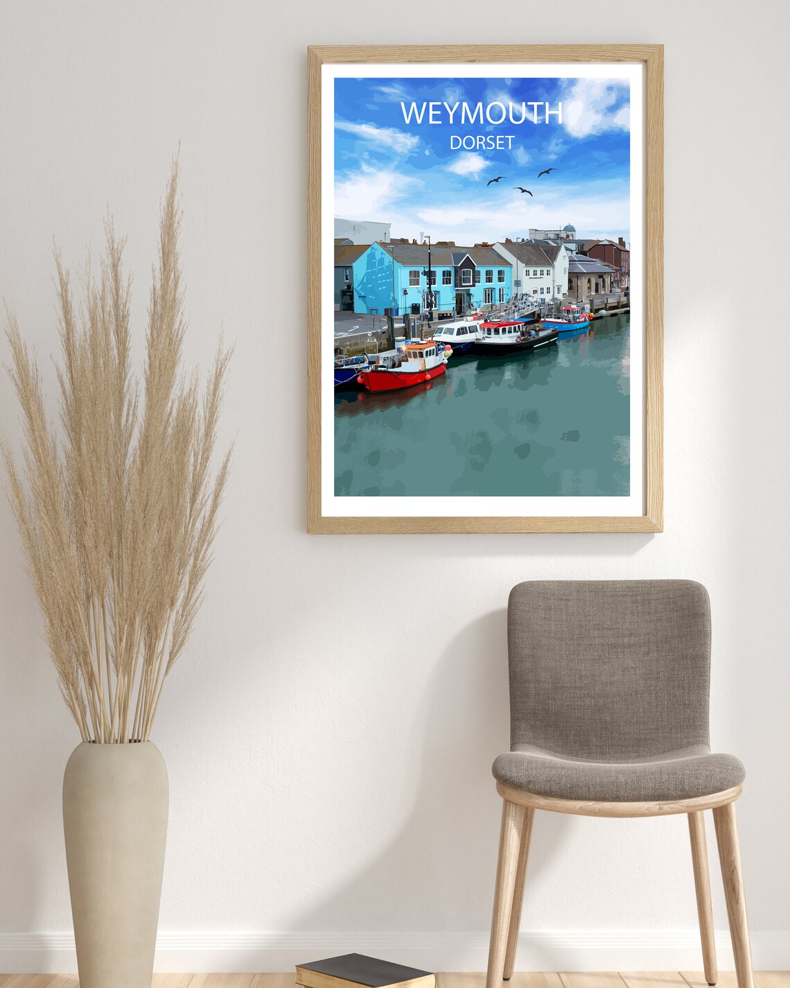 Weymouth Art Print Dorset Travel Poster Art Print Travel - Etsy