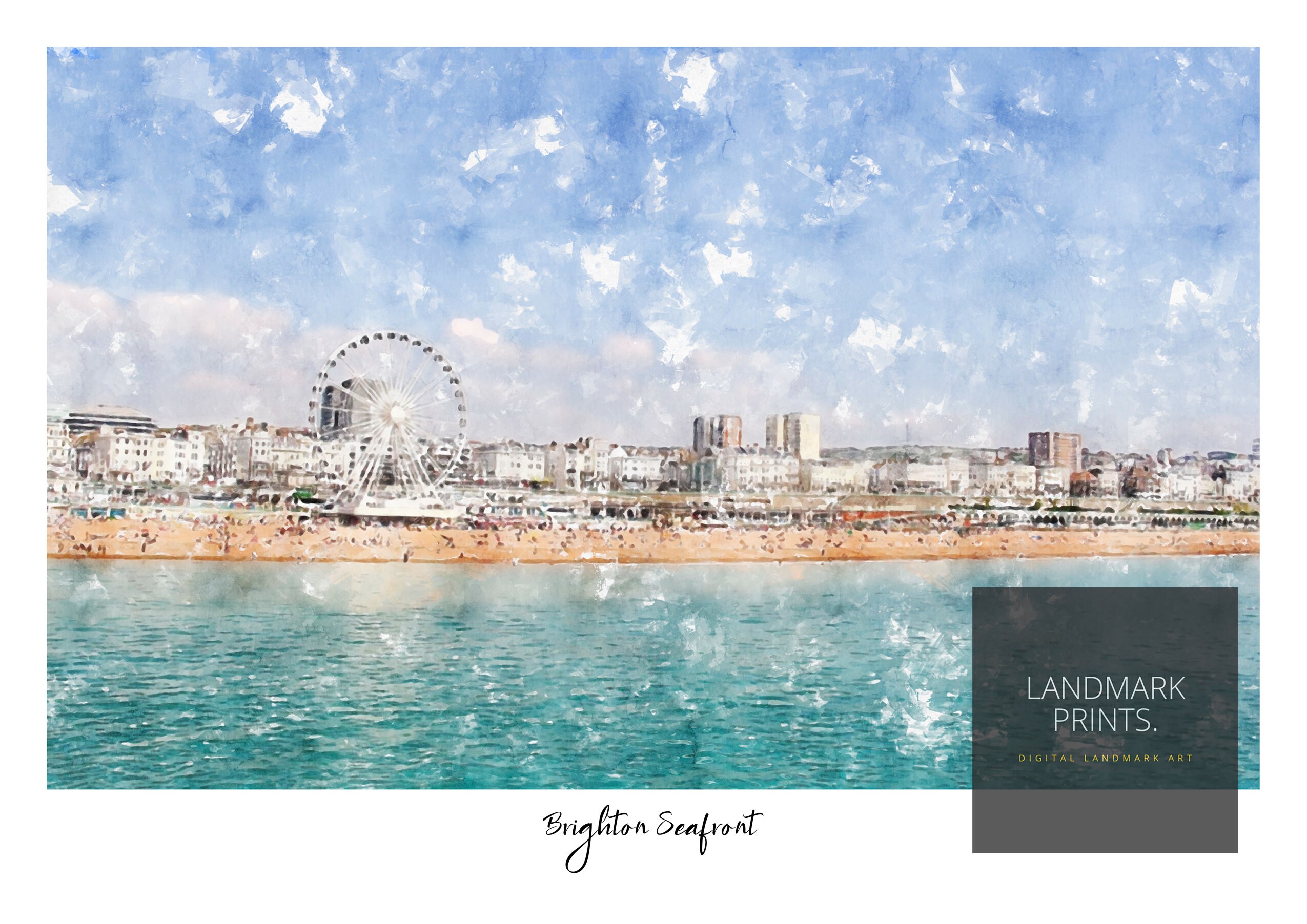 Brighton Art Print Art Print Brighton Architecture Etsy UK
