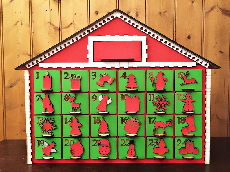 Extra Large Reusable Advent Calendar Can Decorate Yourself Etsy