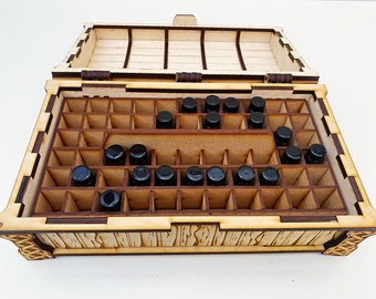 Aromatherapy or Homeopathy Case, stylish travelling box for herbal therapists, essential oils, aromatherapists