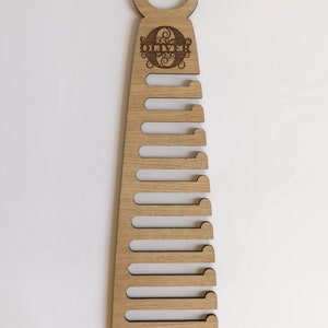 personalised tie rack