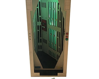 Star Wars Book Nook or display stand - Complete Kit, No Tools Required, With USB Lights.  Suitable for 6 inch figures