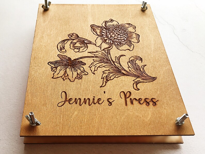 Personalised Flower Press Great Birthday or Christmas Present Press Flowers Kit image 4