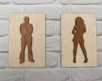 Sassy Bathroom Signs for the Girls and Boys toilets / restrooms