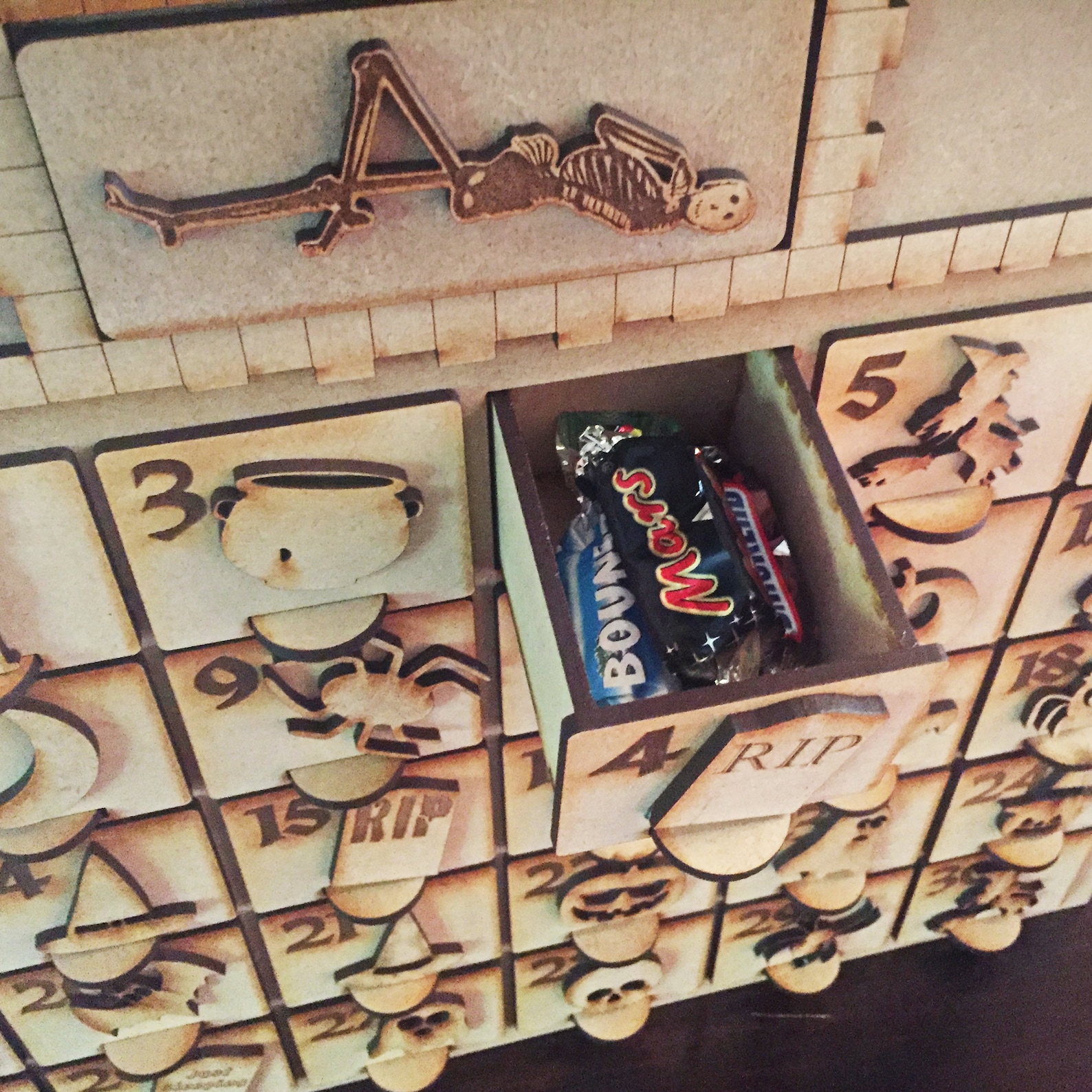 Halloween Advent Calendar 31 Day Countdown to Spooky Time Etsy