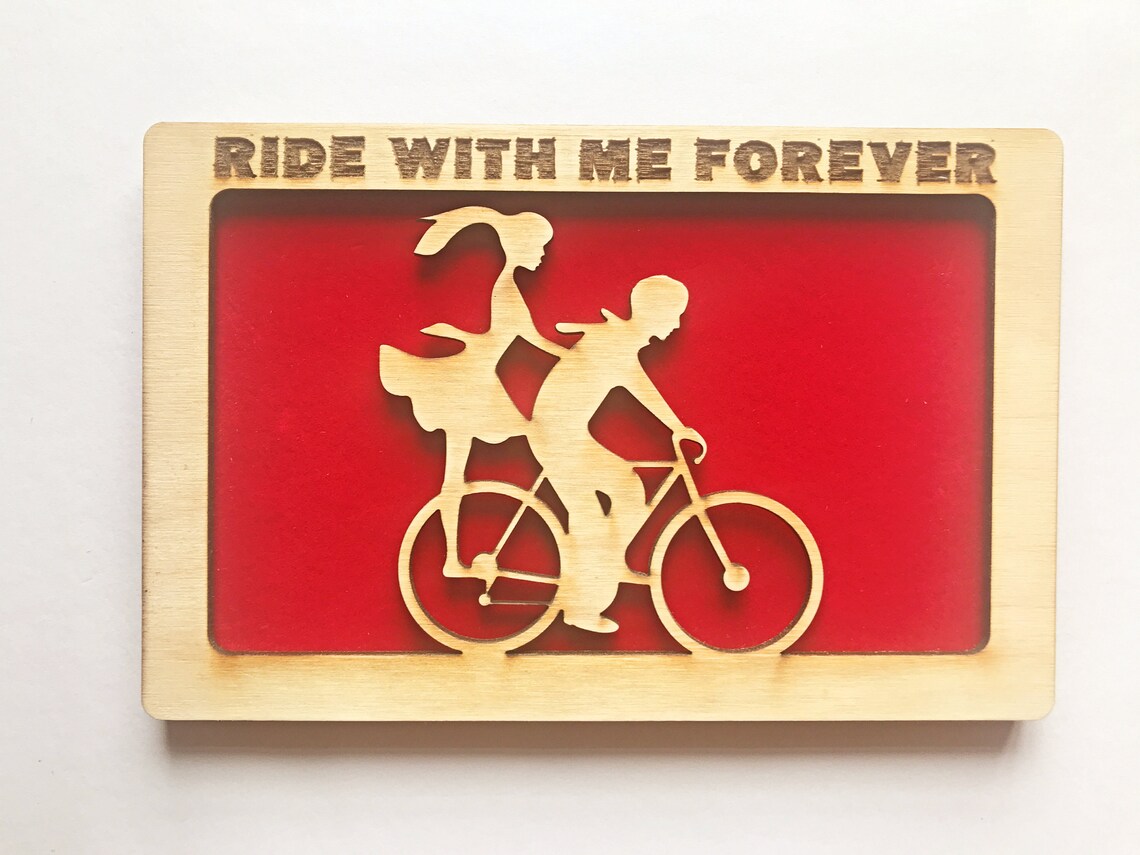 3D Geburtstags Valentinstags oder Jubiläumskarte aus Holz. | Etsy