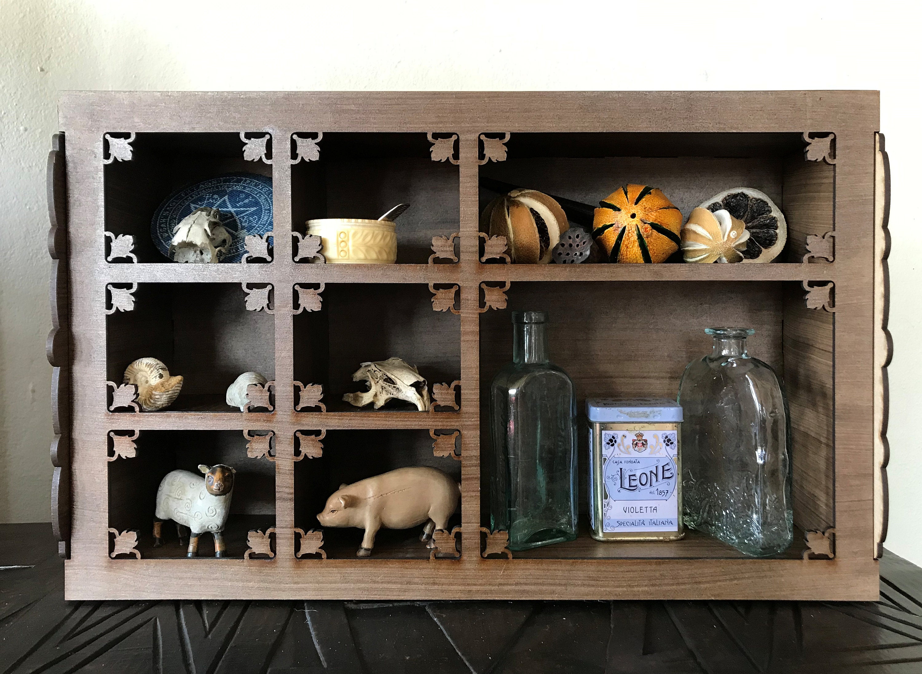 Gothic Curiosity Cabinet for Your Curiosities, Keepsakes and